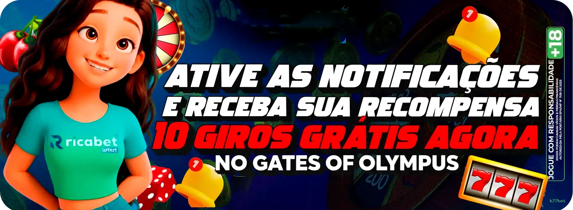 Configurações úteis dentro do app k77bet